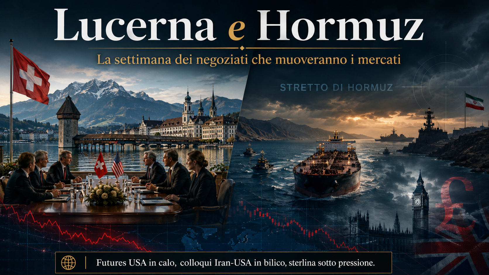 Lucerna e Hormuz: la settimana dei negoziati che muoveranno i mercati