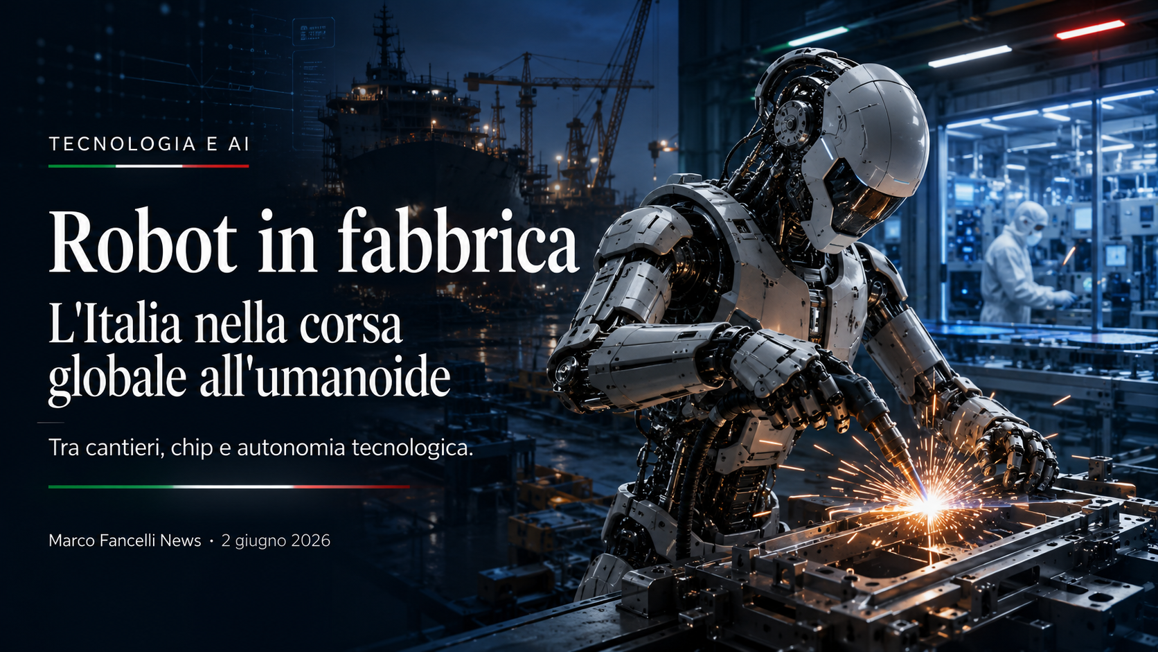 Robot in fabbrica: l’Italia nella corsa globale all’umanoide