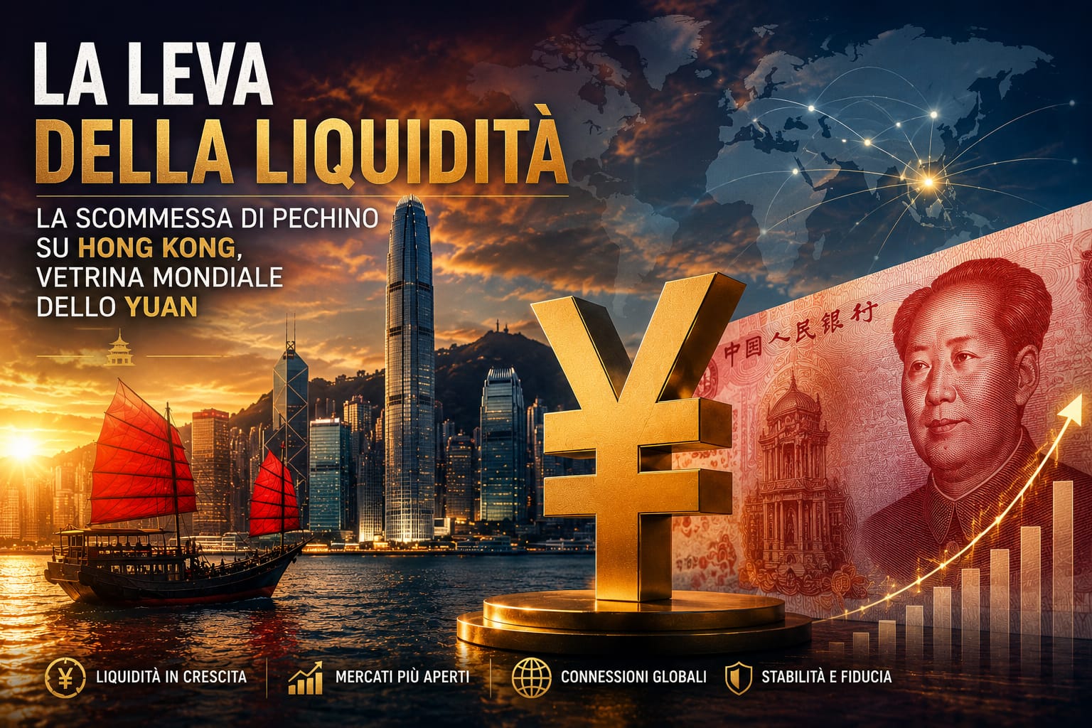 La leva della liquidità: la scommessa di Pechino su Hong Kong, vetrina mondiale dello yuan